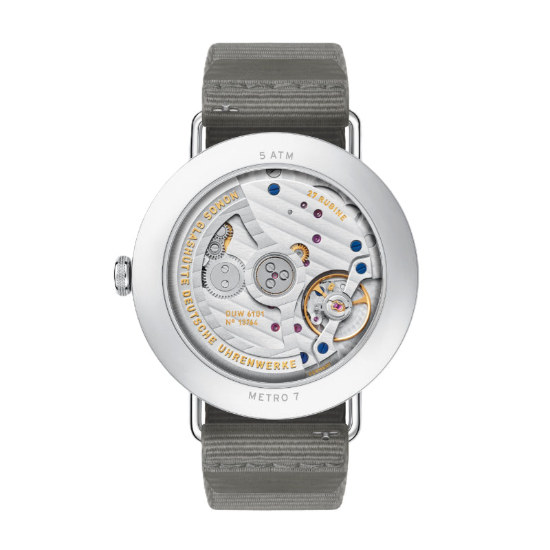 NOMOS Glash&uuml;tte Metro Rose Gold 33 Watch