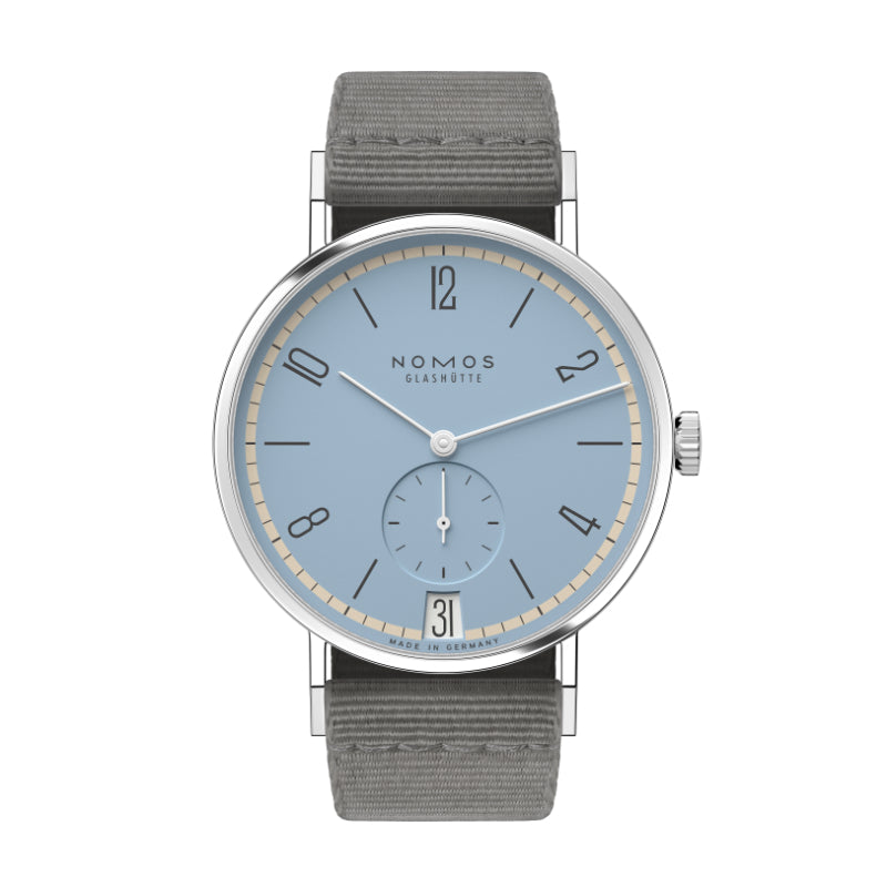 Tangente 38 Datum Frostblau 175 Years Watchmaking Glash&uuml;tte