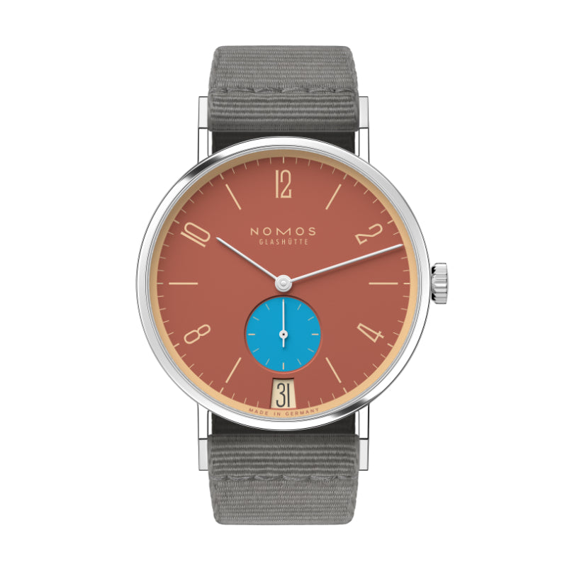 Tangente 38 Datum Ziegelblau 175 Years Watchmaking Glash&uuml;tte