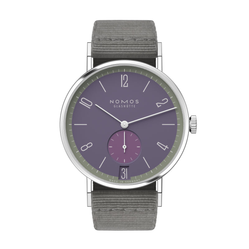 Tangente 38 Datum Mauvegr&uuml;n 175 Years Watchmaking Glash&uuml;tte