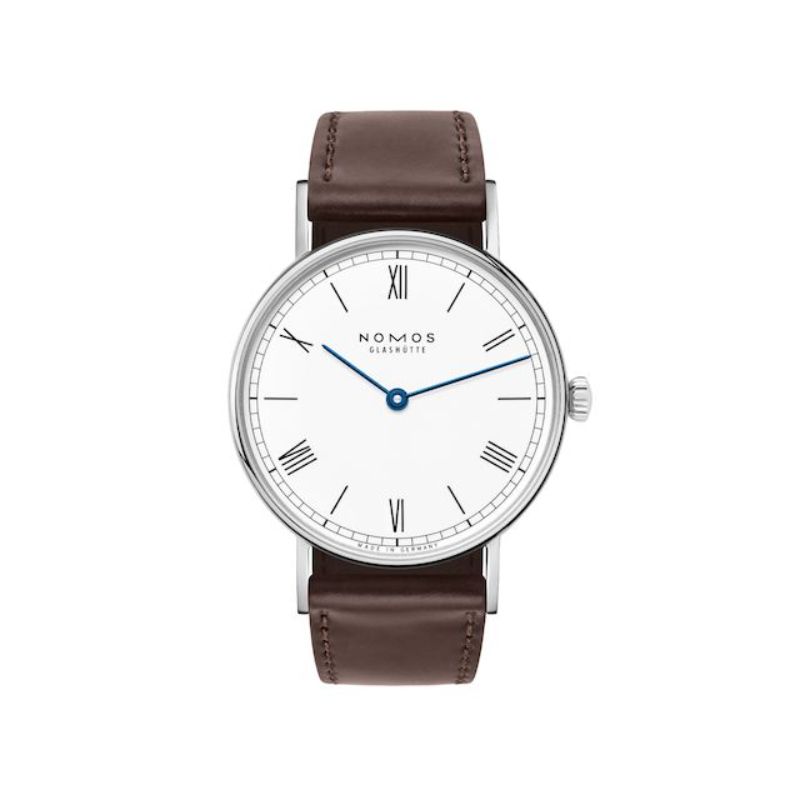 NOMOS Glash&uuml;tte Ludwig 33 Duo Enamel White Watch