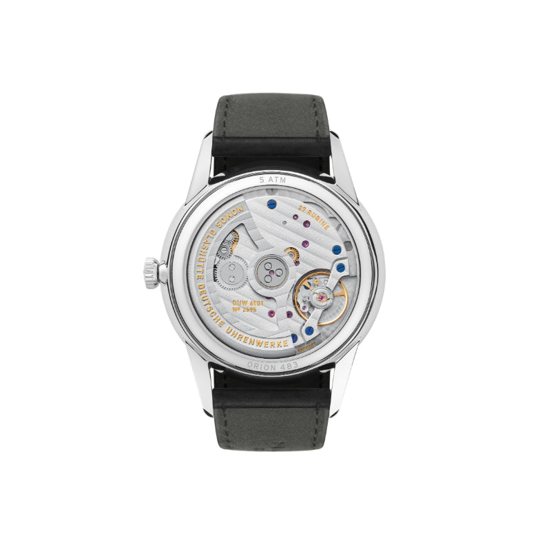 NOMOS Glash&uuml;tte Orion Neomatik 41 Date Olive Gold Watch
