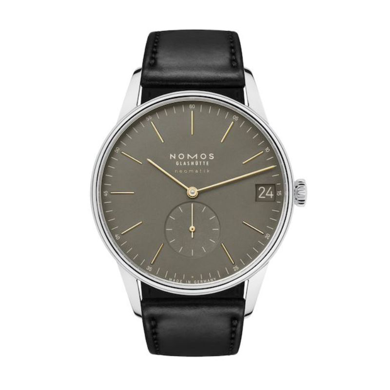 NOMOS Glash&uuml;tte Orion Neomatik 41 Date Olive Gold Watch