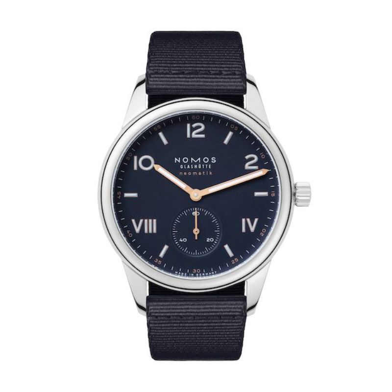 NOMOS Glash&uuml;tte Club Campus Neomatik 39 Midnight Blue Watch