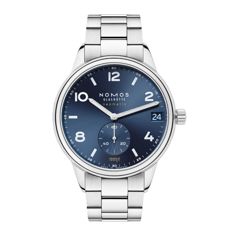 NOMOS Glash&uuml;tte Club Sport Neomatik 42 Date Blue Watch