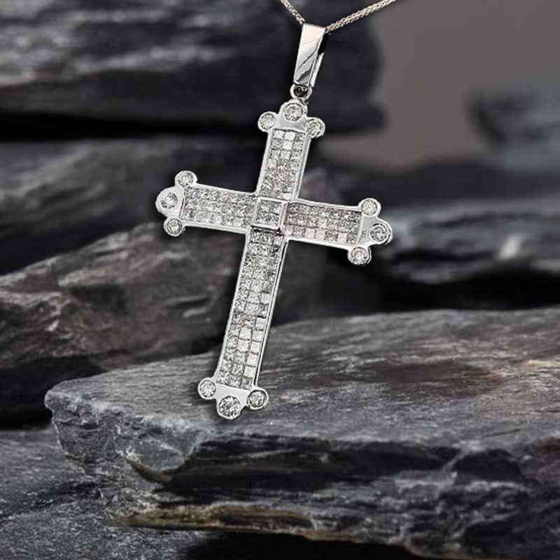 Stunning Diamond Cross Pendant
