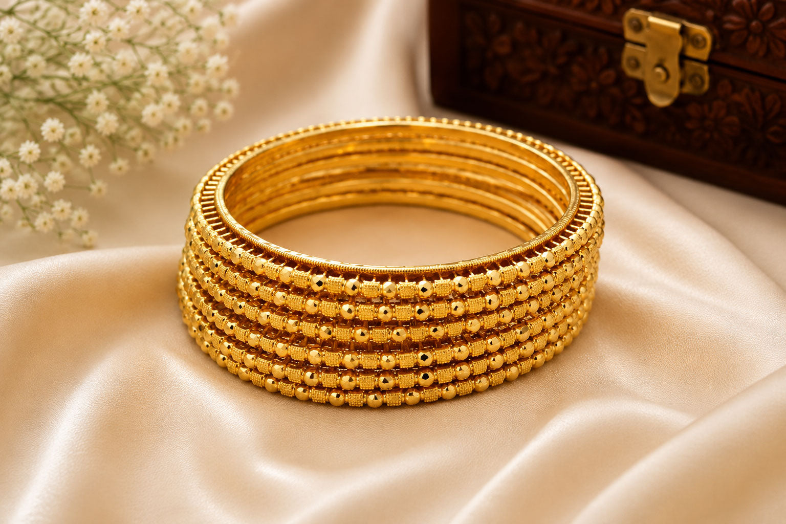 Discover Elegant 22K Gold Single Bangles