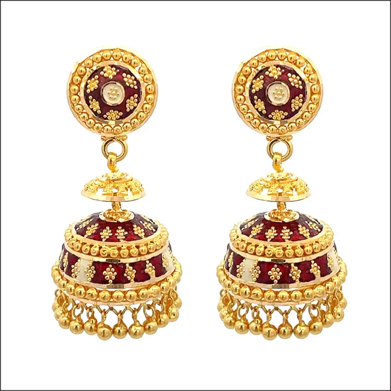 22k Gold Jhumkas