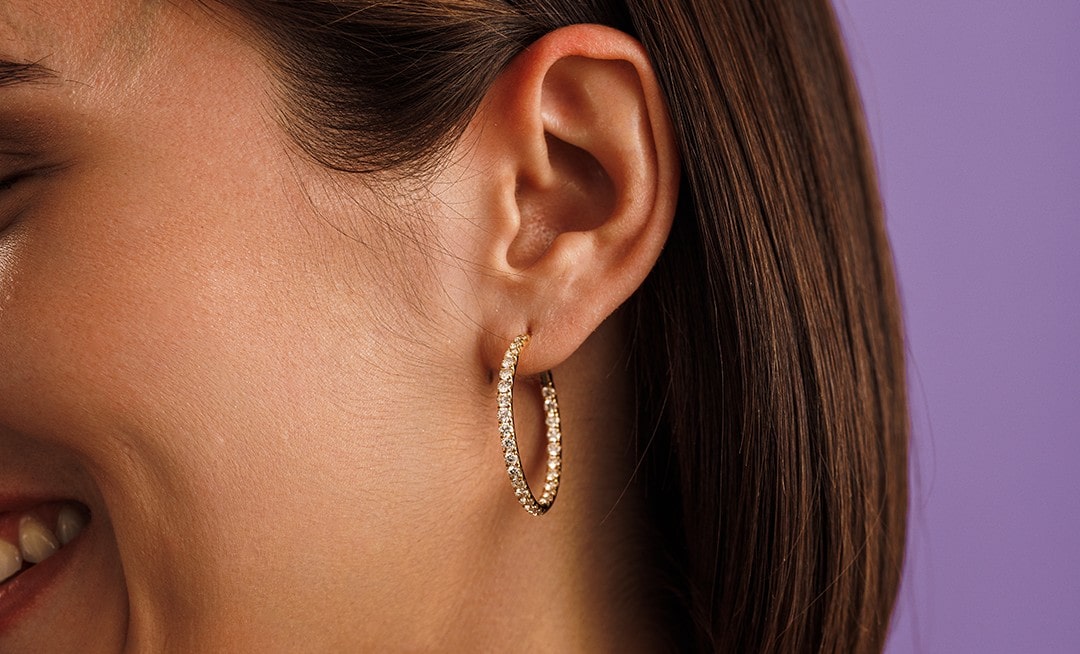 22k gold stud earrings