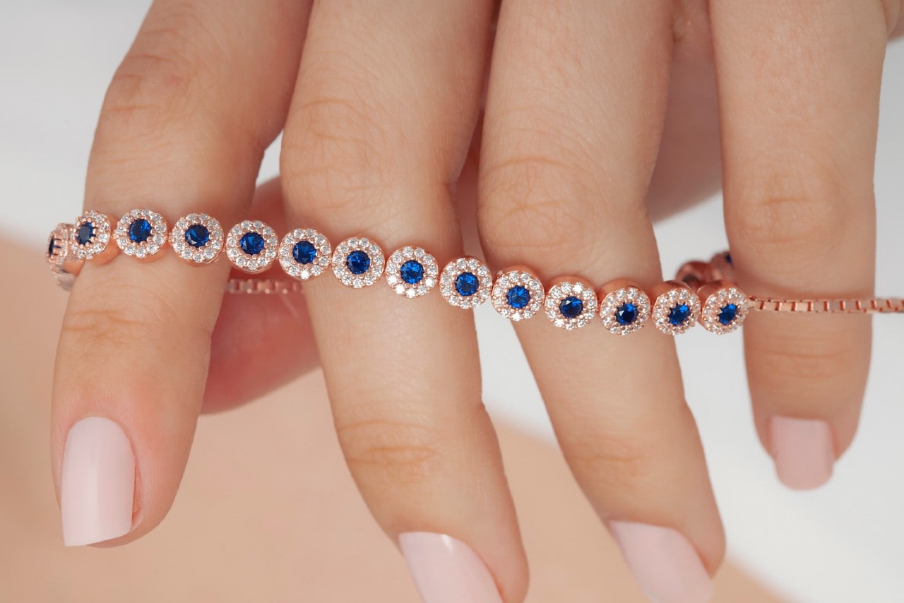 Sapphire Tennis Bracelet