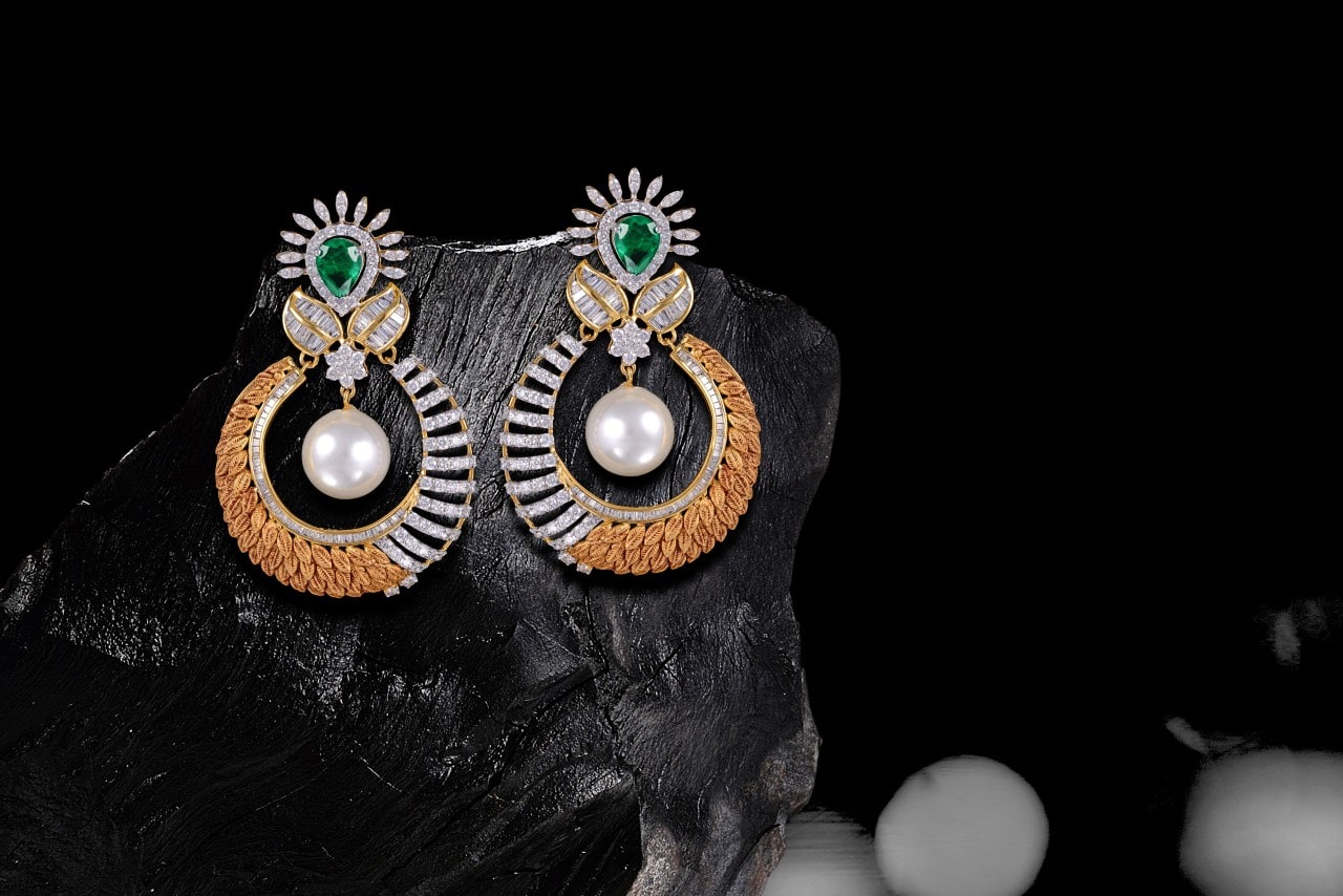 Pearl and Gemstone Earrings
