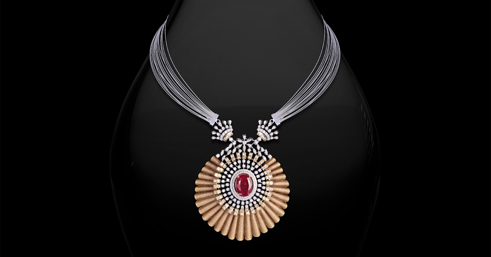 Ruby Pendant Necklaces