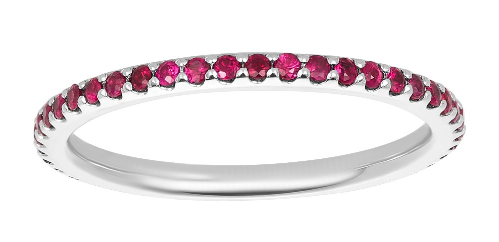 Ruby Stackable Rings