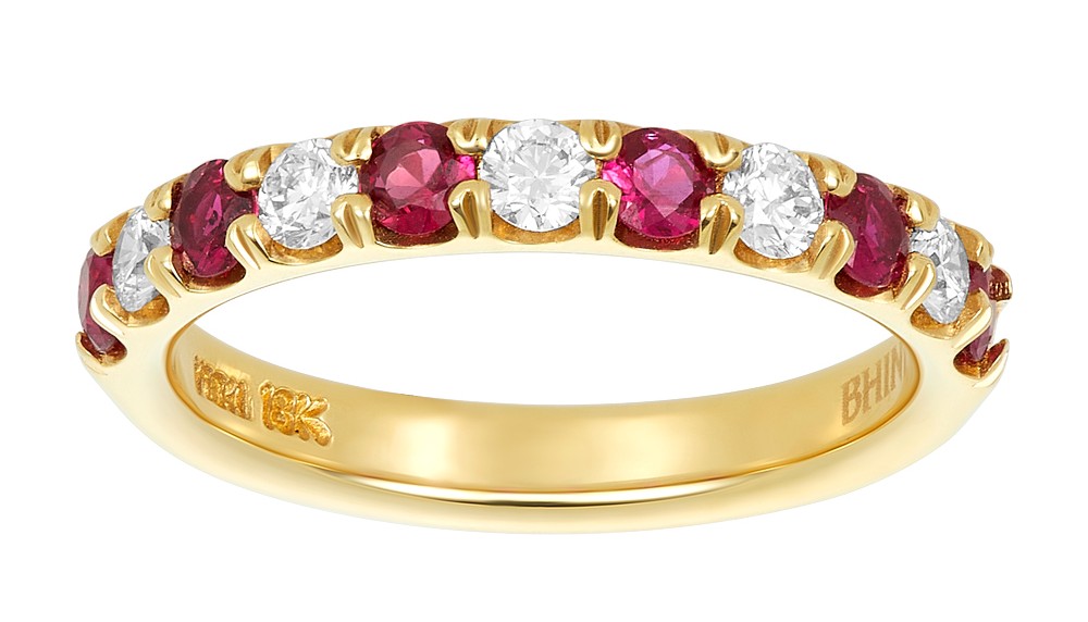 Ruby Stackable Rings