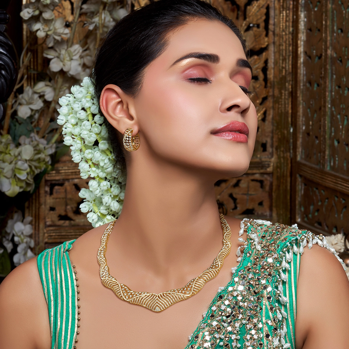 Diamond Necklace Set