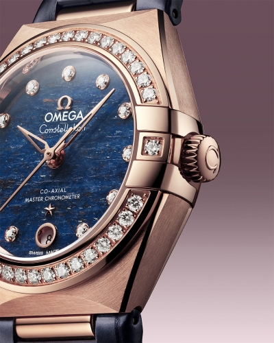 @OMEGA #Constellation Dial in natural blue Aventur...