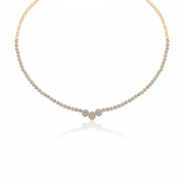 Angelic, Intricate Diamond Necklace & Earrings