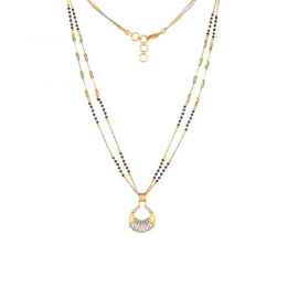 22K Two-Toned Gold Mangalsutra