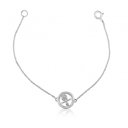 18K Gold Baby Bracelet with charm