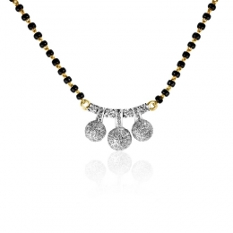 18K Gold Diamond Mangalsutra