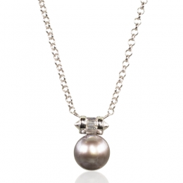 Pearl and Diamond Pendant