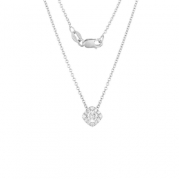 18K White Gold HEARTS ON FIRE Diamond Pendant with Diamonds