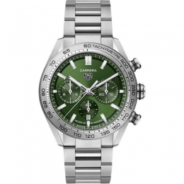 TAG Heuer Carrera Heuer 02 Automatic Mens Green Steel Watch