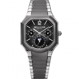 Gerald Charles Masterlink Perpetual Calendar Fum&eacute; dial Watch