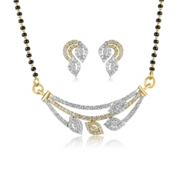 18K Gold Diamond Mangalsutra