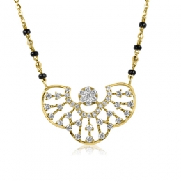 Fancy style Diamond Mangalsutra