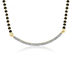 18K Gold Diamond Mangalsutra