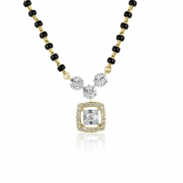 18K Gold Diamond Mangalsutra