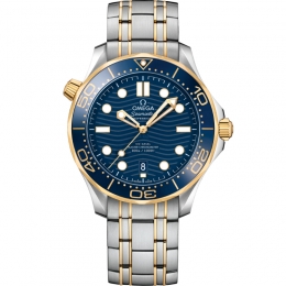 Omega Seamaster Diver 300 M Co-Axial steel/18k yellow gold 42mm