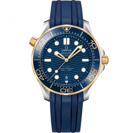 Omega Seamaster Diver 300 M Co-Axial steel/18k yellow gold 42mm