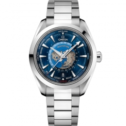 Omega Seamaster Aqua Terra 150M GMT WorldTimer steel 43mm
