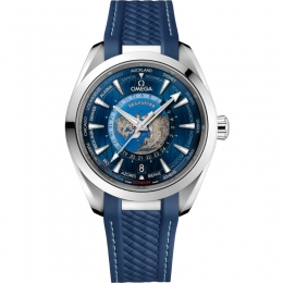 Omega Seamaster Aqua Terra 150M GMT Worldtimer steel 43mm
