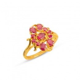 Ladies Fashion Ring in 22K Yellow Gold