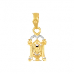 22k Two-Toned Balaji Religious Pendant