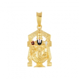 22k Yellow Gold Balaji Religious Pendant