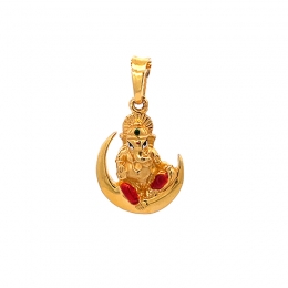 Ganesh Pendant in 22K Gold