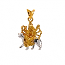 22K Gold  Devi Maa Pendant