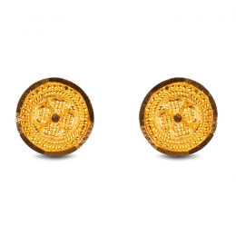 Dailywear Round Stud Earrings in Yellow Gold