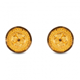 Dailywear Round Stud Earrings in Yellow Gold