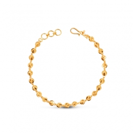 Fancy beads Bracelet in 22K Gold