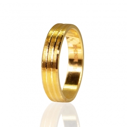 Wedding Band 22K Yellow Gold 3mm