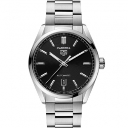 TAG Heuer Carrera Calibre 5 Automatic Mens Black Steel Watch