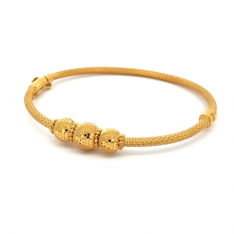 Classic  Bangle Bracelet in 22K Yellow Gold