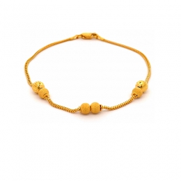 Delicate Ladies Bracelet in 22K Yellow Gold