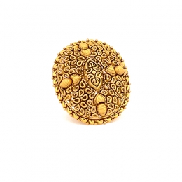 Contemporary 22 Karat Yellow Gold Ring