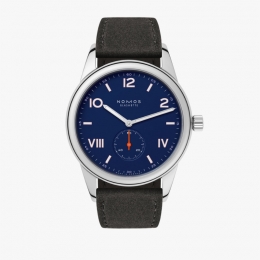 NOMOS Glashütte Club Campus 38 Night Sky Glasboden Watch